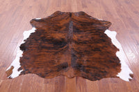 Thumbnail for Tricolor Natural Cowhide Rug - Medium 5'8