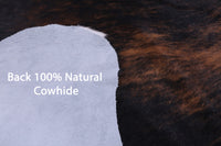 Thumbnail for Tricolor Natural Cowhide Rug - XLarge 7'2