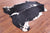 Black & White Natural Cowhide Rug - Large 6'11"H x 6'0"W