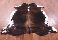 Thumbnail for Tricolor Natural Cowhide Rug - Large 6'11