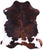 Tricolor Natural Cowhide Rug - XLarge 7'0"H x 6'0"W