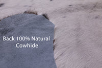 Thumbnail for Tricolor Natural Cowhide Rug - Large 6'6