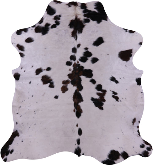 Tricolor Natural Cowhide Rug - Large 6'6