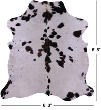 Thumbnail for Tricolor Natural Cowhide Rug - Large 6'6