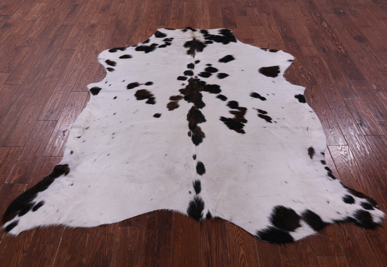 Tricolor Natural Cowhide Rug - Large 6'6"H x 6'0"W