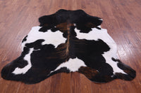 Thumbnail for Tricolor Natural Cowhide Rug - Large 6'6