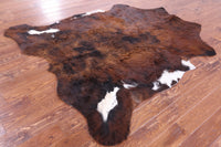 Thumbnail for Tricolor Natural Cowhide Rug - XLarge 7'1