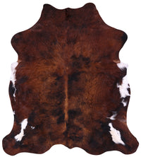 Thumbnail for Tricolor Natural Cowhide Rug - XLarge 7'1