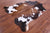 Tricolor Natural Cowhide Rug - Large 6'11"H x 6'0"W