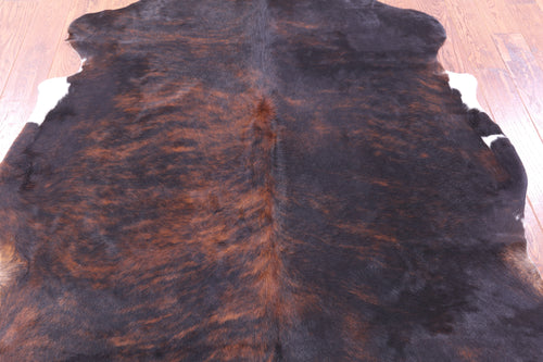 Tricolor Natural Cowhide Rug - Large 6'7