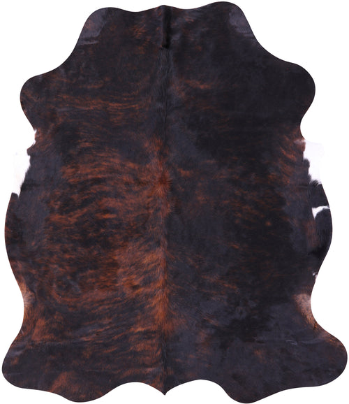 Tricolor Natural Cowhide Rug - Large 6'7