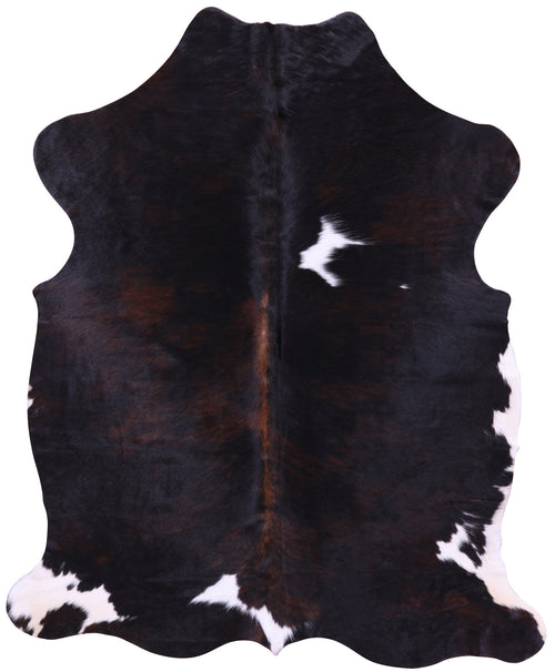 Tricolor Natural Cowhide Rug - Large 6'9