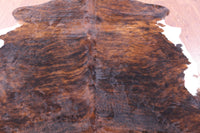 Thumbnail for Brindle Natural Cowhide Rug - Large 6'10