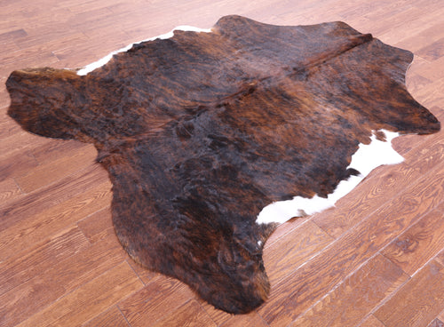 Brindle Natural Cowhide Rug - Large 6'10