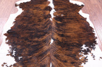 Thumbnail for Tricolor Natural Cowhide Rug - Large 6'10