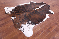 Thumbnail for Tricolor Natural Cowhide Rug - Large 6'10