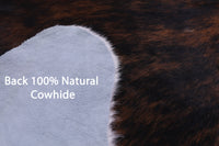 Thumbnail for Tricolor Natural Cowhide Rug - Large 6'10