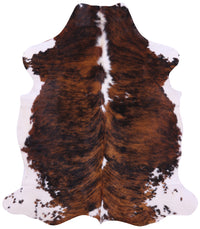 Thumbnail for Tricolor Natural Cowhide Rug - Large 6'10