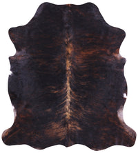 Thumbnail for Brindle Natural Cowhide Rug - Large 6'7