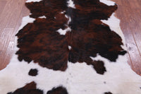 Thumbnail for Tricolor Natural Cowhide Rug - Large 6'8