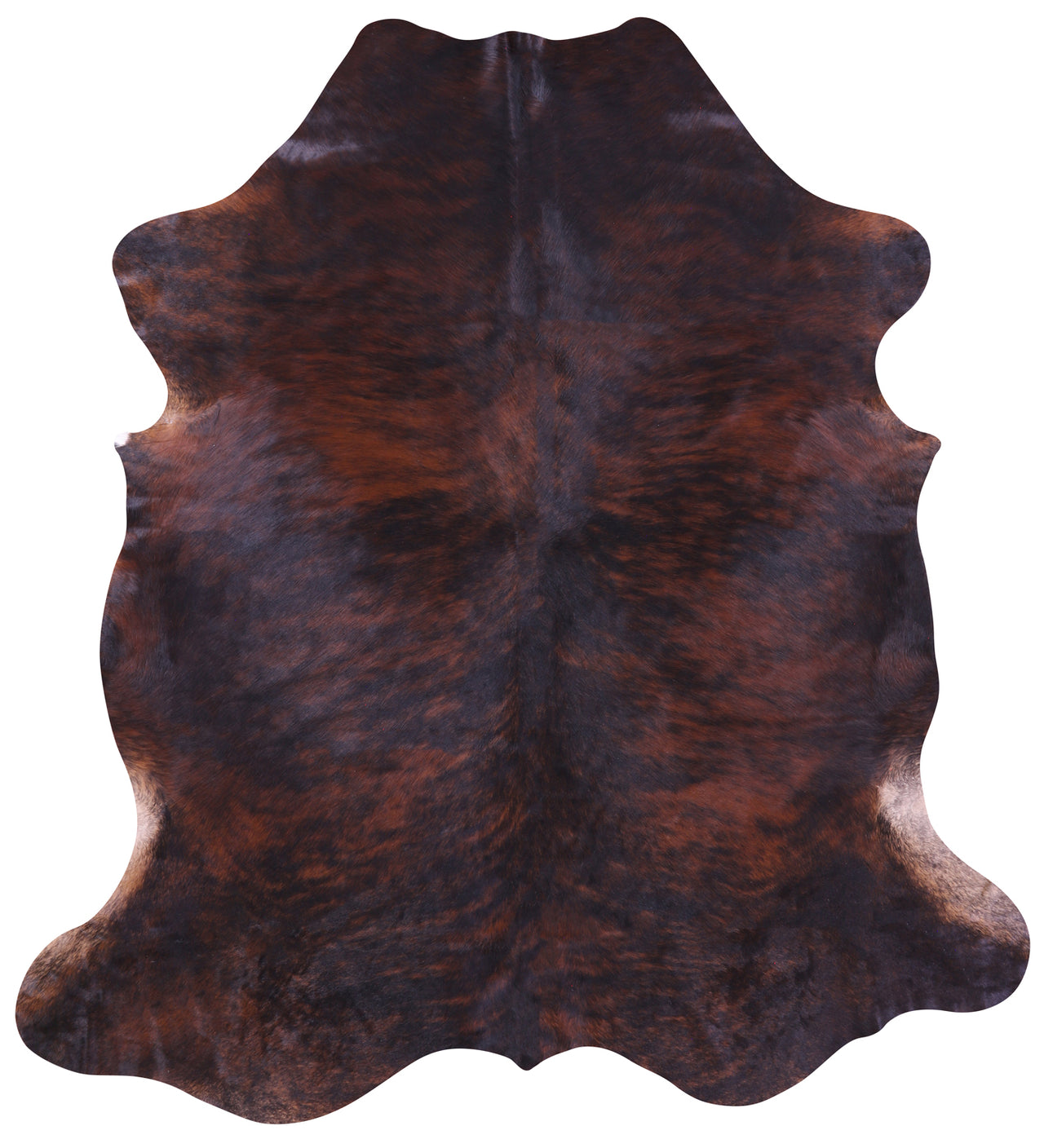 Brindle Natural Cowhide Rug - Large 6'10"H x 6'2"W