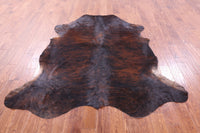 Thumbnail for Brindle Natural Cowhide Rug - Large 6'10