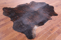 Thumbnail for Brindle Natural Cowhide Rug - Large 6'10