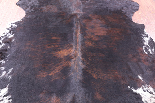 Tricolor Natural Cowhide Rug - Large 6'8