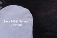 Thumbnail for Tricolor Natural Cowhide Rug - Large 6'8