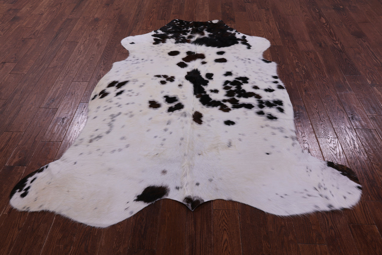 Tricolor Natural Cowhide Rug - Large 6'9"H x 5'11"W