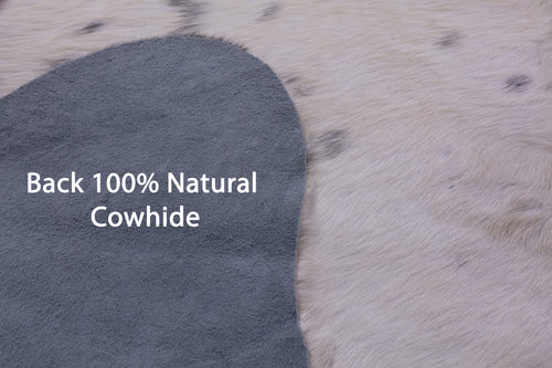 Tricolor Natural Cowhide Rug - Large 6'9