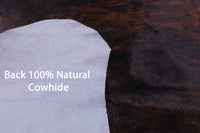 Thumbnail for Brindle Natural Cowhide Rug - Large 6'8