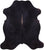 Black Natural Cowhide Rug - XLarge 7'0"H x 6'1"W