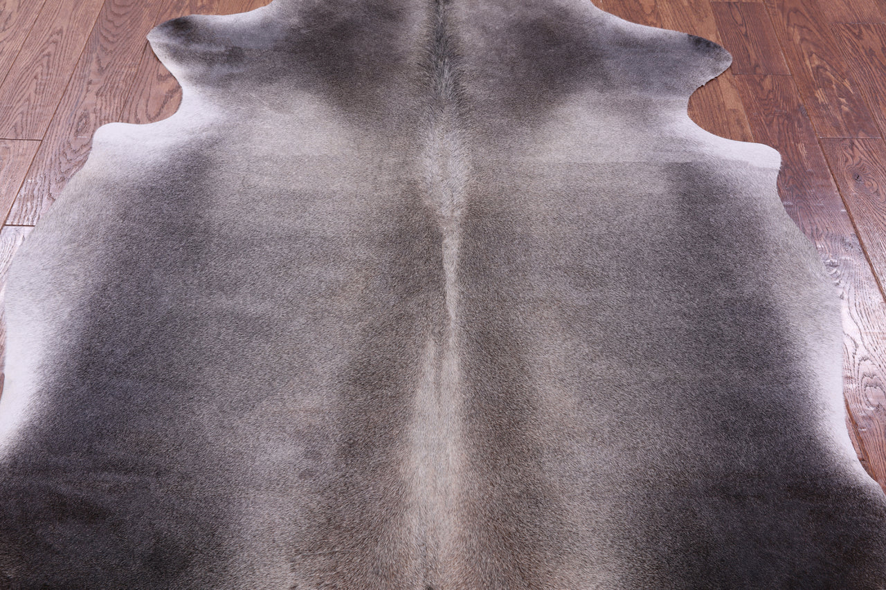 Grey Natural Cowhide Rug - Large 6'4"H x 5'8"W