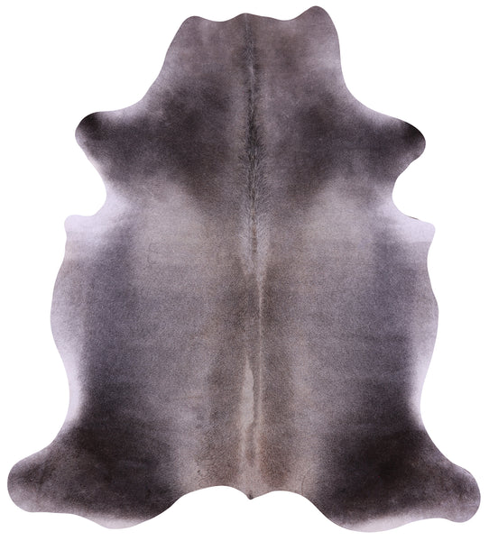 Grey Natural Cowhide Rug - Large 6'4"H x 5'8"W