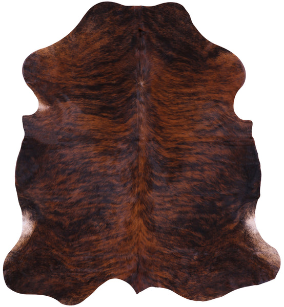 Brindle Natural Cowhide Rug - Large 6'5"H x 5'9"W