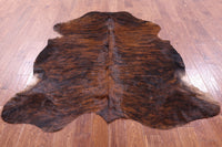 Thumbnail for Brindle Natural Cowhide Rug - Large 6'5