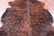 Brindle Natural Cowhide Rug - Large 6'5"H x 5'9"W