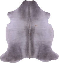 Thumbnail for Grey Natural Cowhide Rug - Large 6'4