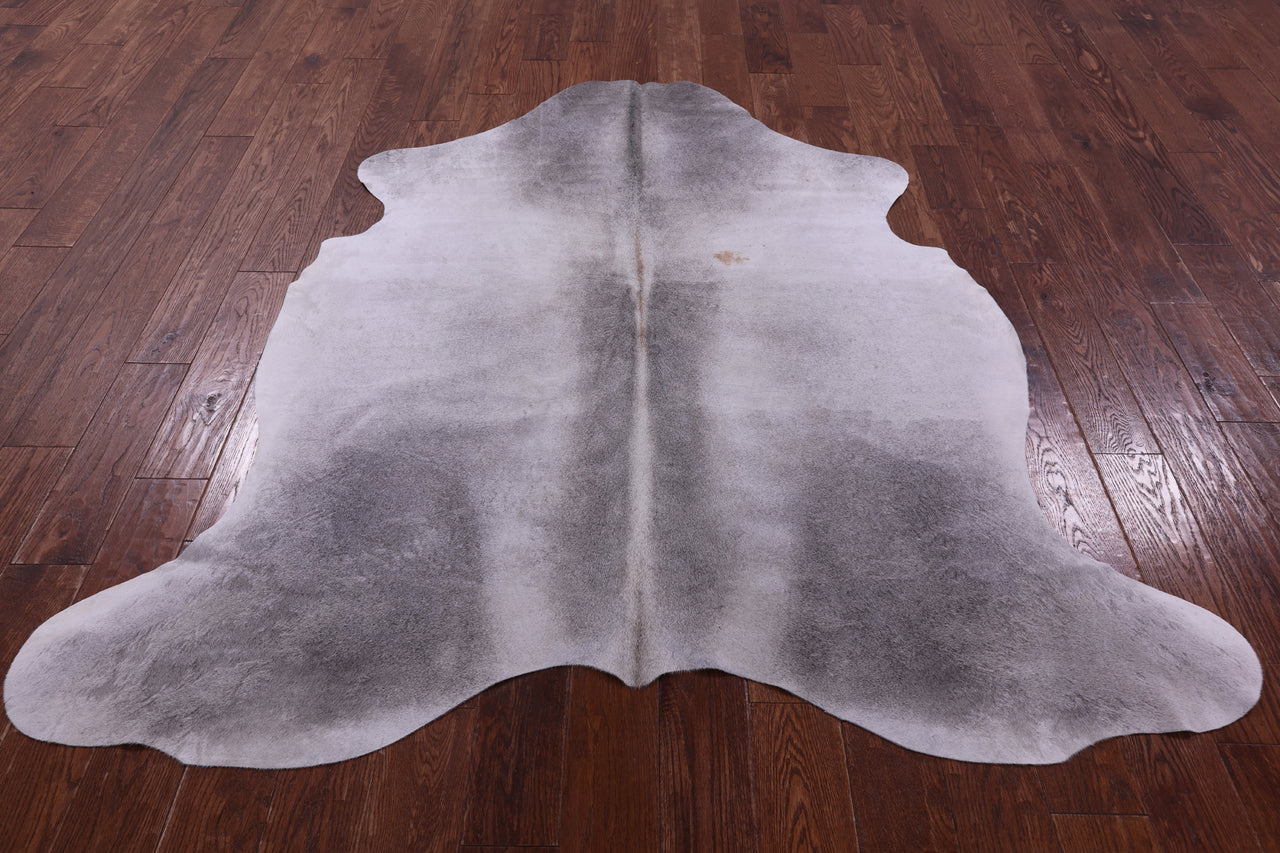 Grey Natural Cowhide Rug - Large 6'4"H x 5'11"W