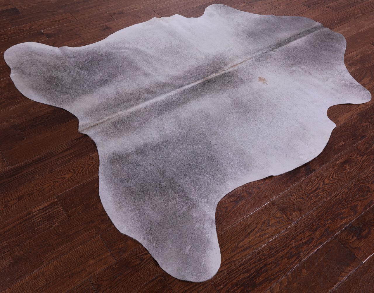 Grey Natural Cowhide Rug - Large 6'4"H x 5'11"W