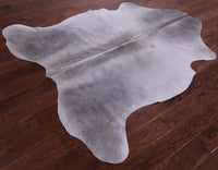 Thumbnail for Grey Natural Cowhide Rug - Large 6'4