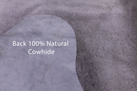 Thumbnail for Grey Natural Cowhide Rug - Large 6'4