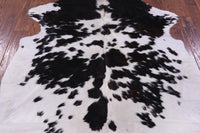 Thumbnail for Black & White Salt & Pepper Natural Cowhide Rug - Large 6'8
