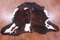 Thumbnail for Tricolor Natural Cowhide Rug - Large 6'11