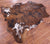 Tricolor Natural Cowhide Rug - Large 6'6"H x 6'0"W