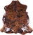 Tricolor Natural Cowhide Rug - Large 6'6"H x 6'0"W