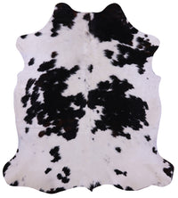 Thumbnail for Black & White Natural Cowhide Rug - Large 6'7