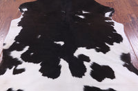 Thumbnail for Brown & White Natural Cowhide Rug - XLarge 7'0