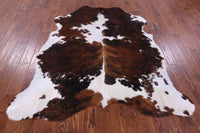 Thumbnail for Tricolor Natural Cowhide Rug - Large 6'6